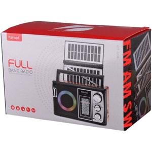 KTF-2208 GÜNEŞ ENERJİLİ BLUETOOTH NOSTALJİK SPEAKER