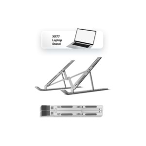 Powerway XR77 Alüminyum Ayarlı Katlanabilir Laptop Macbook Uyumlu Notebook Yükseltici Tutucu Stand