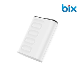 Bix TPB15 10000mAh PD 20W USB-C ve USB-A QC 3.0 Çift Portlu 22.5W Süper Hızlı Şarj Destekli ve Dijital Ekranlı Mini Powerbank
