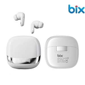 Bix TWX Soundcraft ANC ENC Gürültü Engelleme Özellikli Dijital LED Ekranlı Bluetooth 5.4 TWS Kablosuz Kulak içi Kulaklık