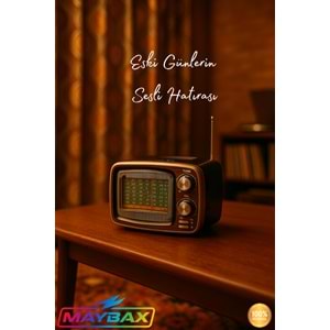 KTF-1641 BLUETOOTH GÜNEŞ ENERJİLİ NOSTALJİK RADYO