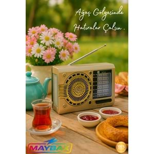 KTF-1481 BLUETOOTH NOSTALJİK RADYO