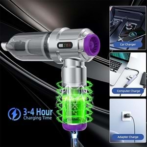 ST-6697 // GÖSTERGELİ VACUUM CLEANER EL SÜPÜRGESİ // LEERFEI