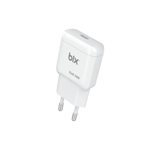 Bix BXC30 GaN Teknolojili Type-C PD 30W Hızlı Şarj Adaptörü Ultra Slim ve Kompakt Boyut İnce Tasarım