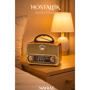 NS-8092BT BLUETOOTH NOSTALJİK SPEAKER