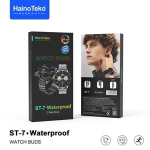 HAİNO TEKO ST-7 3 KORDONLU BLUETOOTHT KULAKLIKLI AKILLI SAAT