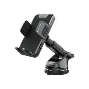 BİX WCH41 Ayarlanabilir Açılı Torpido Üstü Vantuzlu Araç içi Telefon Tutucu Siyah