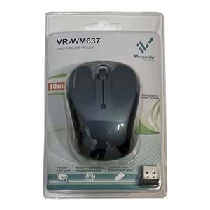 Versatile VR-WM637 Kırmızı/Mavi/Siyah Kablosuz Mouse