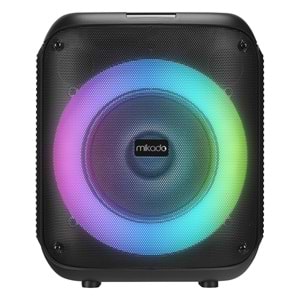 Mikado MD-BT51 BOMBIX 60W BT/USB/TF/TWS Led Işıklı Kafa Mikrofonlu Toplantı Anfisi