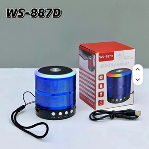 WS887D IŞIKLI MİNİ BLUETOOTH SPEAKER