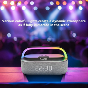 PG-S305 IŞIKLI SAATLİ BLUETOOTH SPEAKER