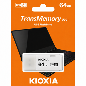 KIOXIA 64 GB usb 3.2 TransMemory U301 LU301W064GG4 Flash Bellek