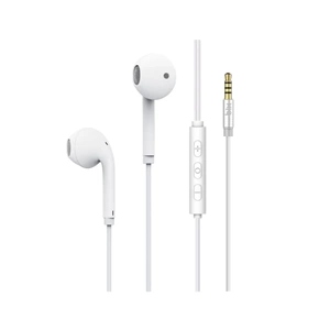 Bix HF03A 14.2mm Dinamik Sürücülü Mikrofonlu Kulak İçi Kulaklık Beyaz