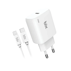 Bix BXCL20TA 5V,3A/9V,2,22A/12V.1,67A/20W İphone 3A Type-C 1mt Kablolu Şarj Cihazı