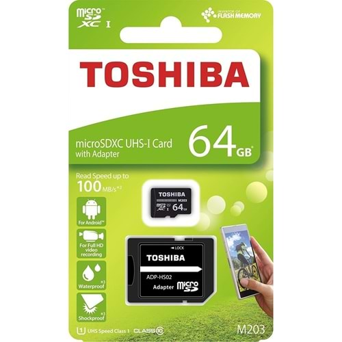 TOSHIBA 64 GB MİKRO SD HAFIZA KARTI