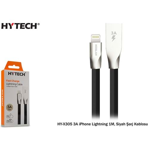 HYTECH HY-X305 3A iPHONE LİGHTNİNG 1m ŞARJ KABLOSU