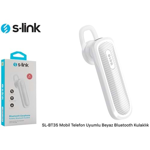 S-link SL-BT35 Mobil Telefon Uyumlu Siyah Bluetooth Kulaklık