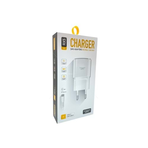 POWERWAY RX5 ORJİNAL 2,600mAH TYPE-C USB KABLO SARJ CİHAZI