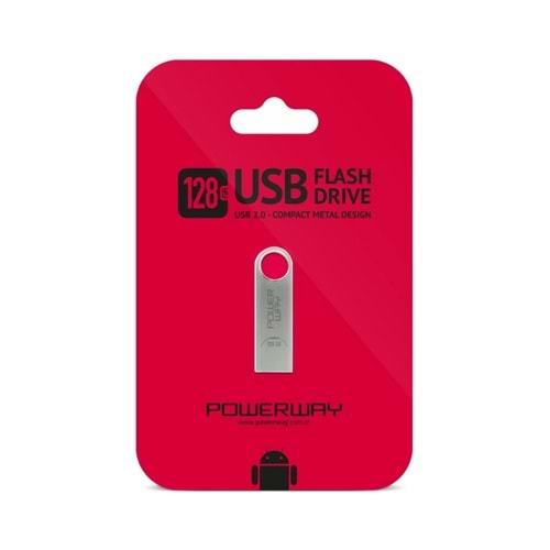 POWERWAY 128 GB USB MİNİ FLASH BELLEK