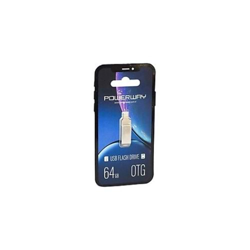 Powerway 64 GB Otg Iphone Usb Mini Metal Flash Bellek