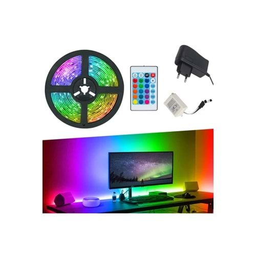 5 METRE RGB ŞERİT LED KUMANDALI