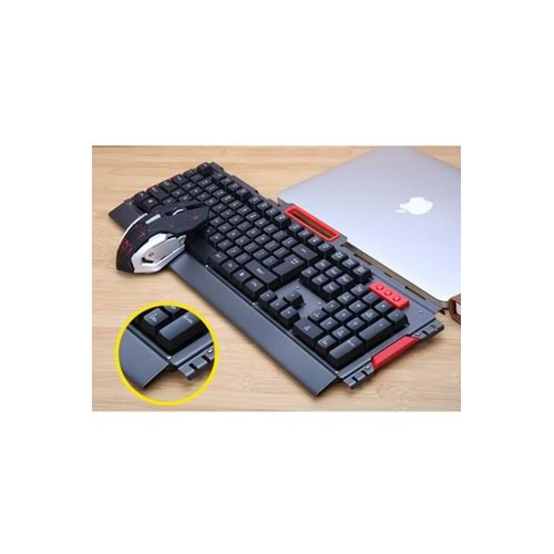 POLYGOLD PG-8013 WİRELESS OYUNCU KLAVYE MOUSE SET