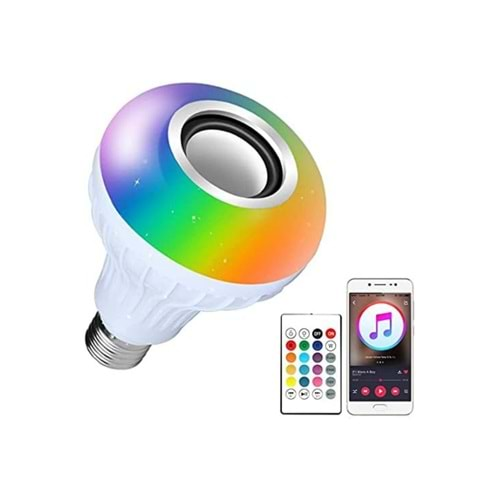 LED MUSİC BLUETOOTHT AMPÜL