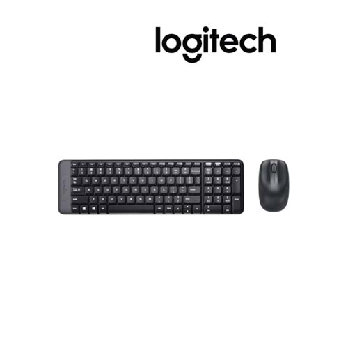 Logıtech MK220 Kablosuz Klavye Mouse Set (Q TR)