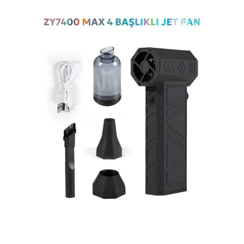 ZY7400 MAX 4 BAŞLIKLI JET FAN