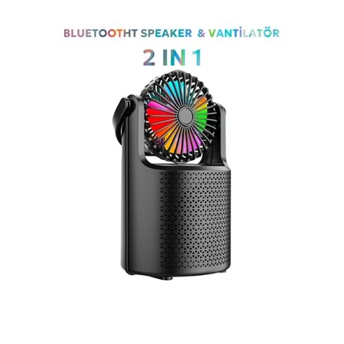 ZQS1440 BLUETOOTHT SPEAKER VANTİLATÖR