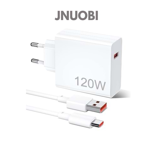 JNUOBI JC-120A 120W TURBO SANİYELİ TYPE-C ŞARJ SETİ