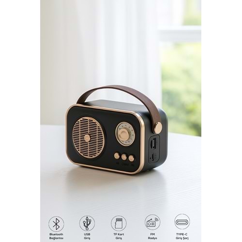 M4 IŞIKLI BLUETOOTH SPEAKER