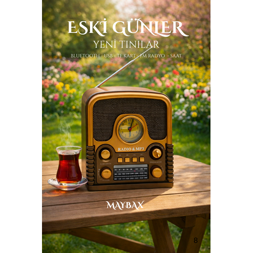 NS-7211BT BLUETOOTH NOSTALJİK SPEAKER