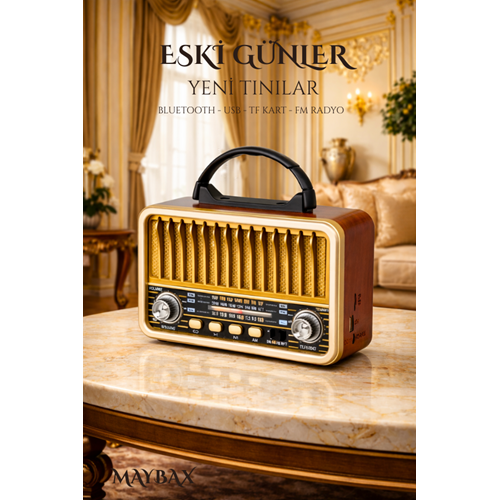 NS-8899BT BLUETOOTH NOSTALJİK SPEAKER