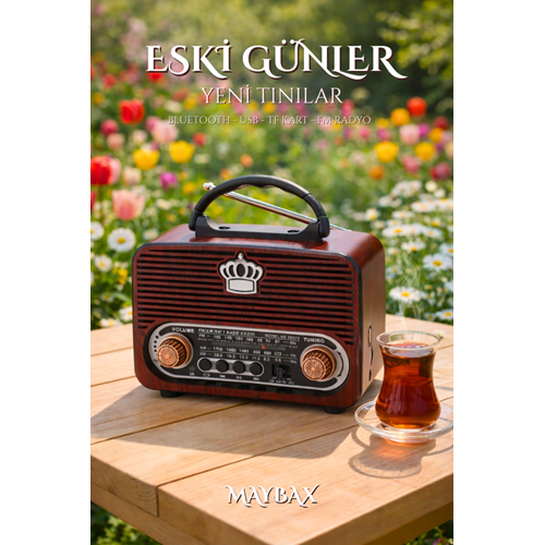 NS-8092BT BLUETOOTH NOSTALJİK SPEAKER