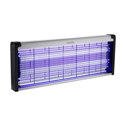 Asonic S28 XXXLBoy Çift Cam LED Zincir Askısılı Sanayı Tipi Sinek Öldürücü 40W+ 2000V