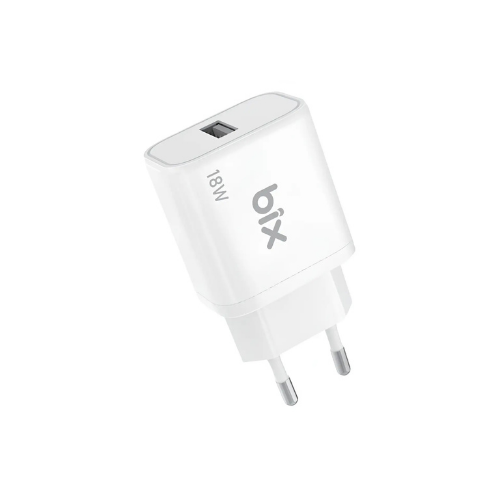 BİX BXQCX8 18W USB-A QC 3.0 Hızlı Şarj Cihazı