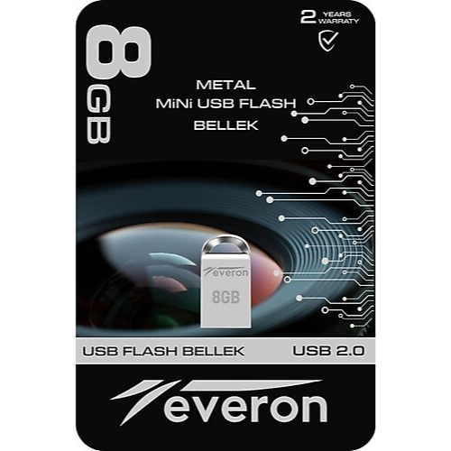 Everon 8 GB Usb Fit Nano 2,0 Mini Flash Bellek