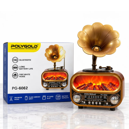 PG-6062 BLUETOOTH GRAMAFON NOSTALJİ SPEAKER