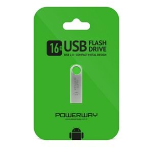 POWERWAY 16 GB USB FLASH BELLEK METAL