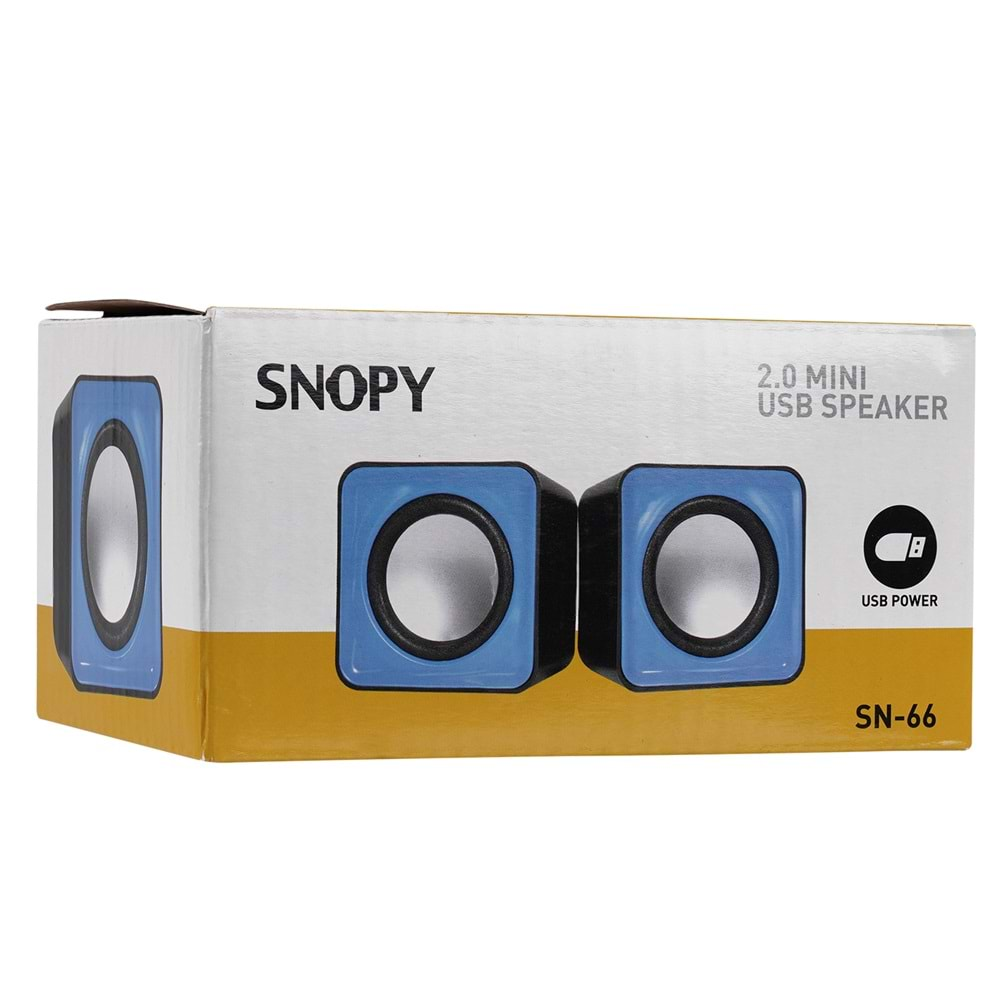 SNOPY SN-66 2,0 6 RENKLİ USB SPEAKER