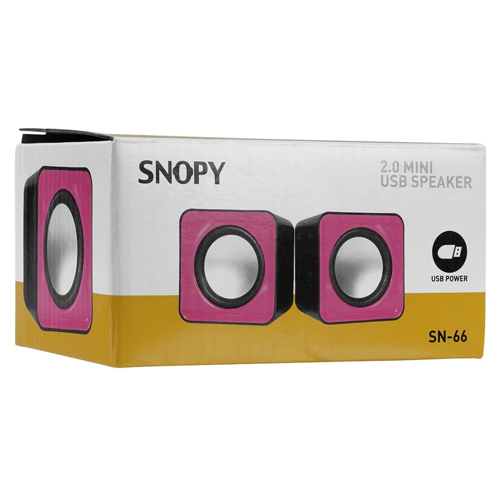 SNOPY SN-66 2,0 6 RENKLİ USB SPEAKER