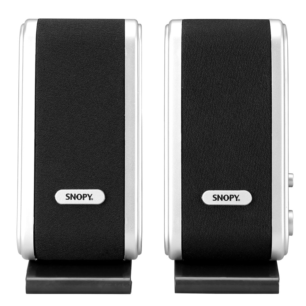 SNOPY SN-820 2,0 SİYAH/GÜMÜŞ LCD İNCE TASARIM USB SPEAKER