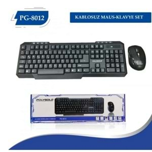 POLYGOLD PG-8012 WİRALESS KLAVYE-MOUSE SET