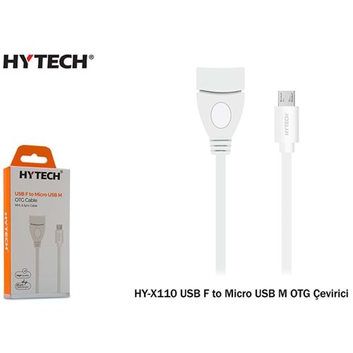 HYTECH HY-X110 USB F to MİCRO USB M OTG ÇEVİRİCİ