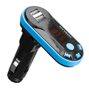 HYTECH HY-XCB25 5V 1A LED EKRAN USB+TF DESTEĞİ BLUETOOTH FM TRANSMİTTER