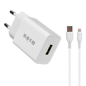 S-LİNK SL-EC10L 1100MA EV ŞARJ+2A LİGHTNİNG USB ŞARJ ADAPTÖR SETİ