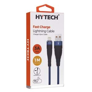 HYTECH HY-X325 3A İPHONE LİGHTNİNG 1mt ŞARJ KABLOSU