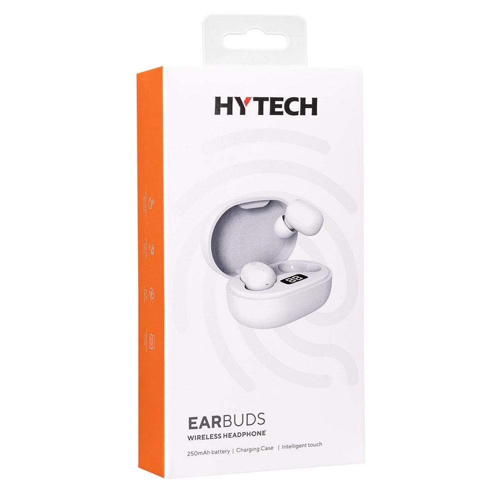 HYTECH HY-TWS40 MOBİL TELEFON UYUMLU BLUETOOTH TWS MİKROFONLU KULAKLIK