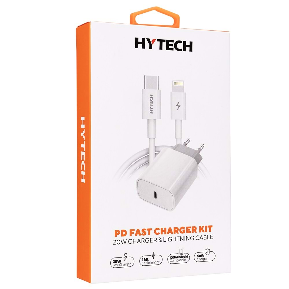 HYTECH HY-XE40PD PD KABLO SETİ 1PD 20W HIZLI EV SARJ ADAPTÖR